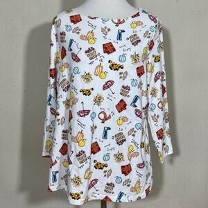 Talbots SZ 1X fall shirt